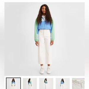 Levi’s Ribcage Wide Leg Crop NWT